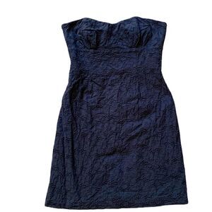 BB Dakota Black Eyelet Strapless Mini Dress 2